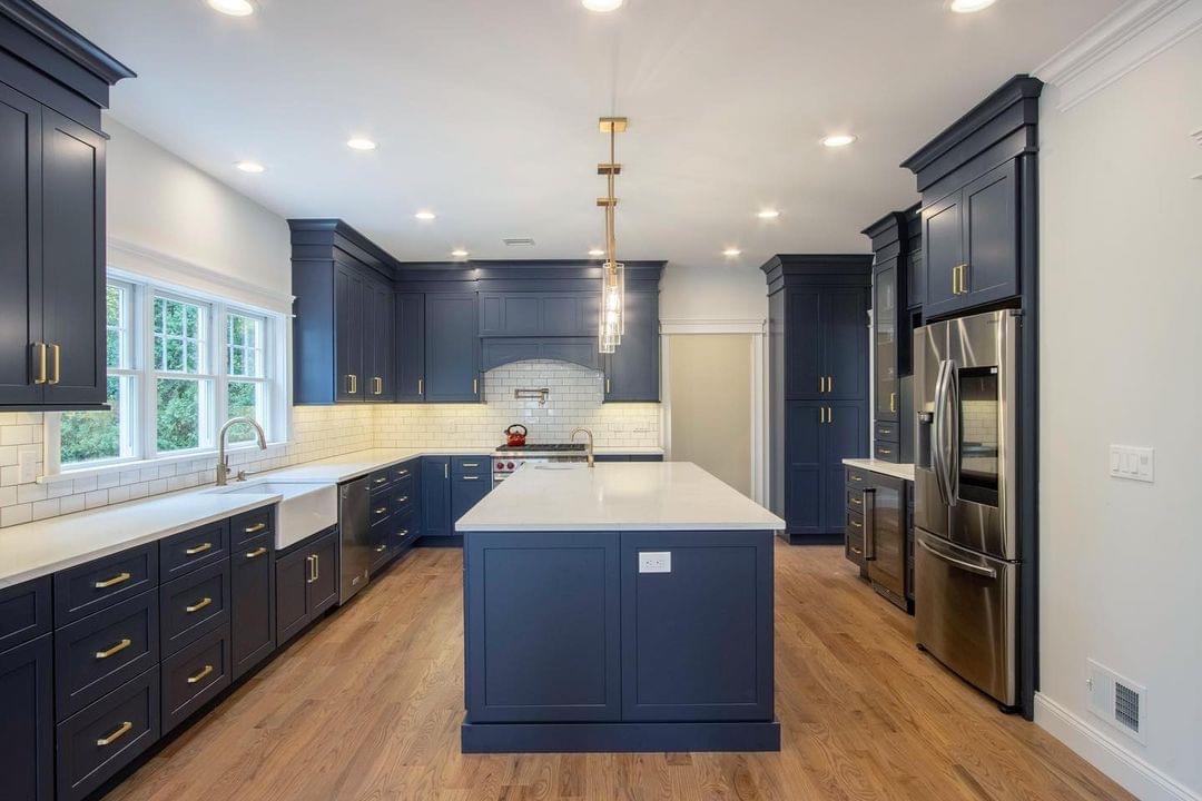 Navy cabinetry residential kitchen Navy cabinetry residential kitchen